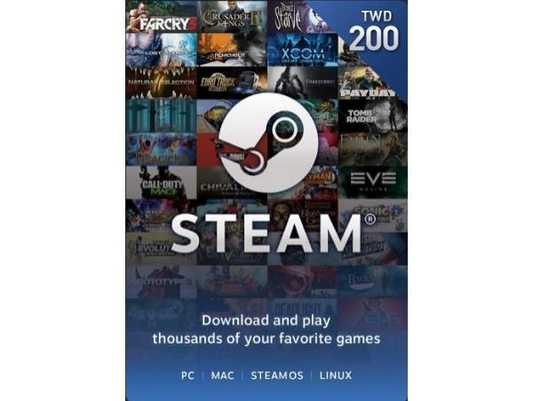 Steam 200 元台幣錢包 蒸氣卡/爭氣卡