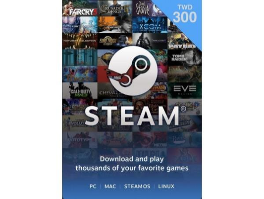 Steam 300 元台幣錢包 蒸氣卡/爭氣卡